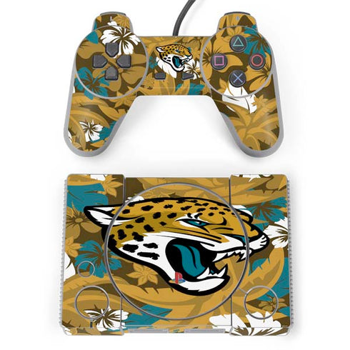 NFL Jacksonville Jaguars Tropical Print PlayStation Classic Bundle Skin